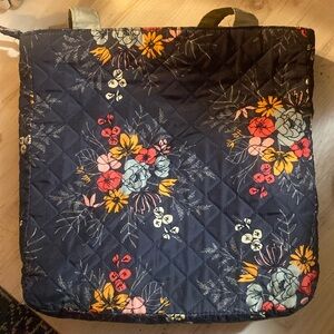 Vera Bradley Women's Cotton Oversized Hobo Shoulder Bag